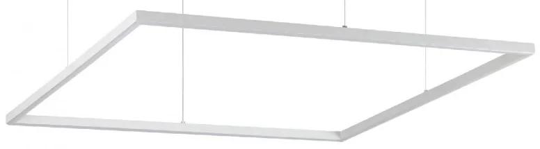 Lustra LED design modern geometric ORACLE SLIM D90 SQUARE WH 3000K