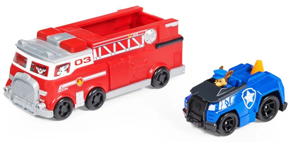 MOTOR DE POMPIER CU MAȘINĂ PAW PATROL
