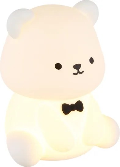 Globo 2870 - Lampă de veghe pentru copii TEDDY, LED RGBW reîncărcabilă, cu reglare a luminozității, LED 1W, 5V, 1200 mAh, ursuleț
