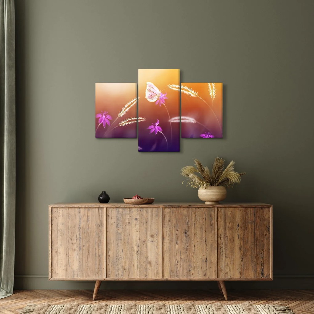 Tablou - Fluture roz (90x60 cm)