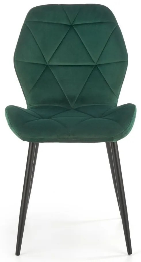 Scaun de bucaterie Pelor, verde/negru