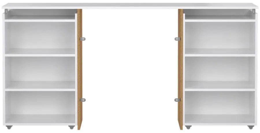 Tăblie de pat albă 165x80 cm Naia – Tvilum