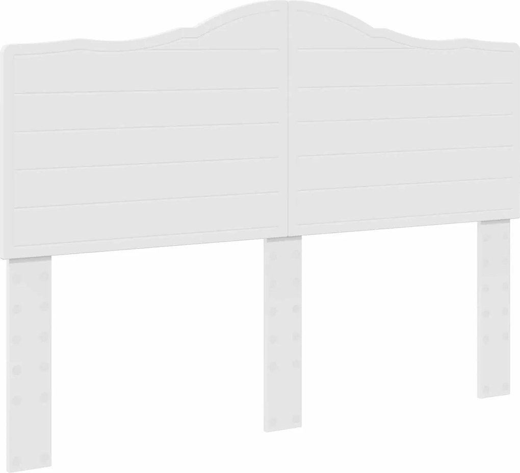 vidaXL Tăblie cap Alb 140 cm Lemn compozit