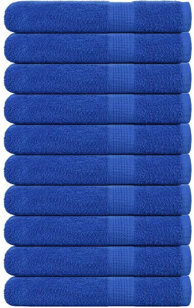 vidaXL Prosoape de saună, FROGN, 10 buc., albastru, 80x200 cm, 360 g/m²