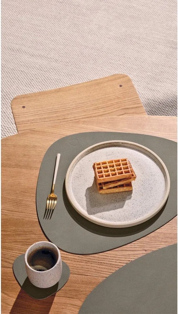 Suport pentru farfurii din piele ecologică 37x44 cm Curve L Nupo – LIND DNA