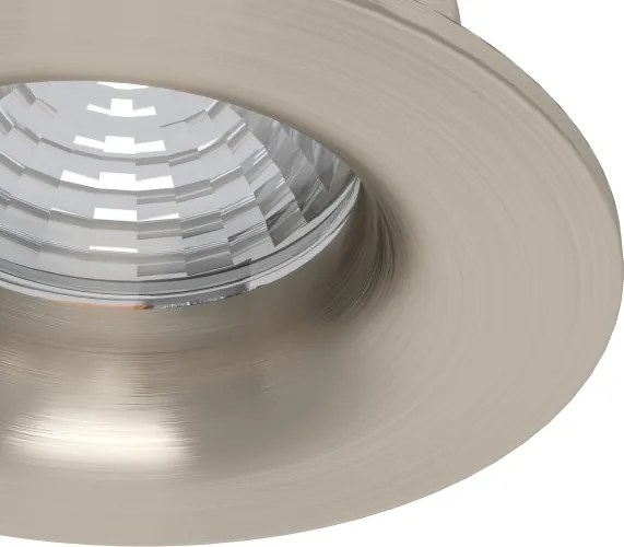 Eglo 902279 - Set 3x spoturi LED SALICETO, reglabil, LED/4,8W/230V, Ø8,8cm, crom