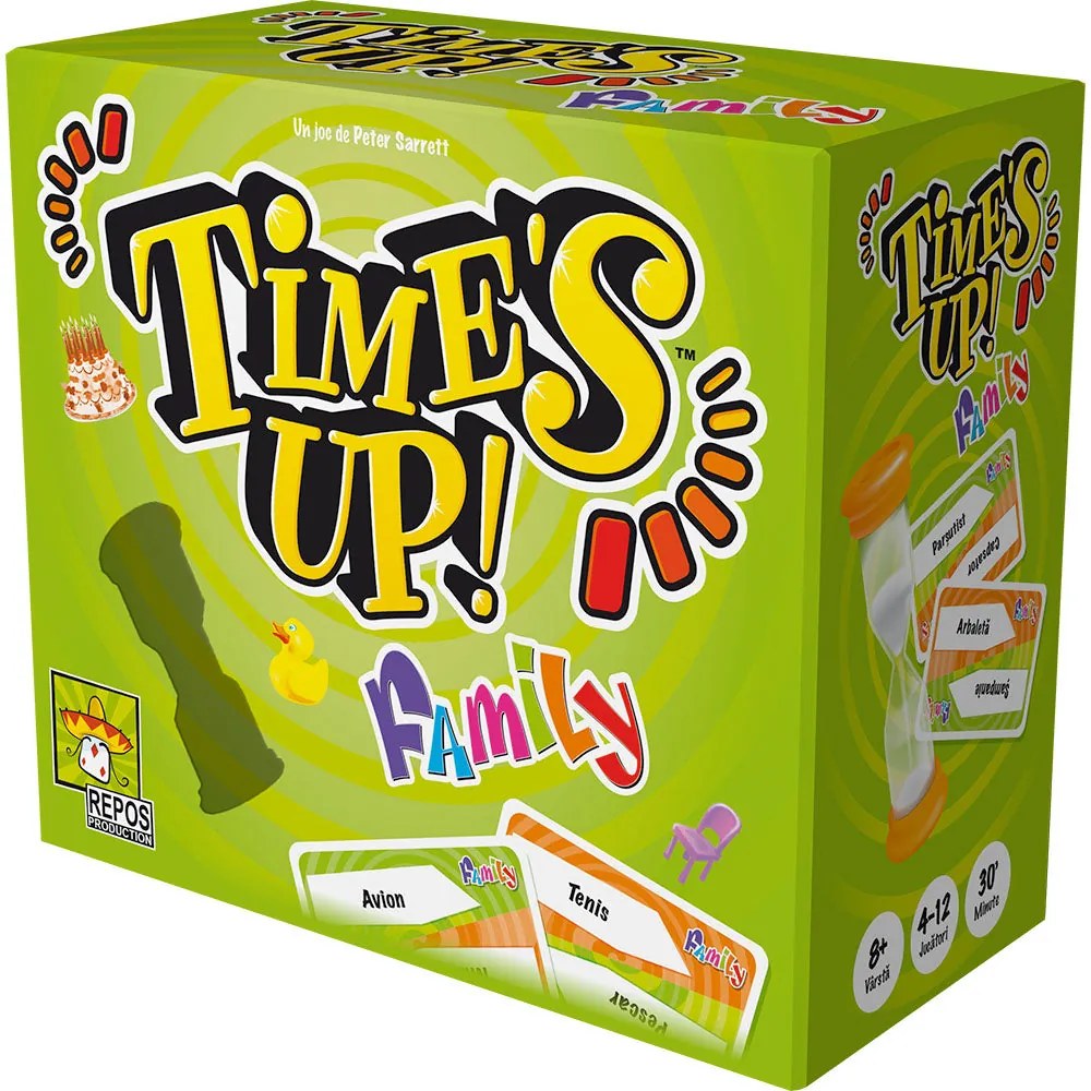 JOC DE SOCIETATE TIME'S UP! FAMILY - GAMES UNPLUGGED (TUF1-RO01)