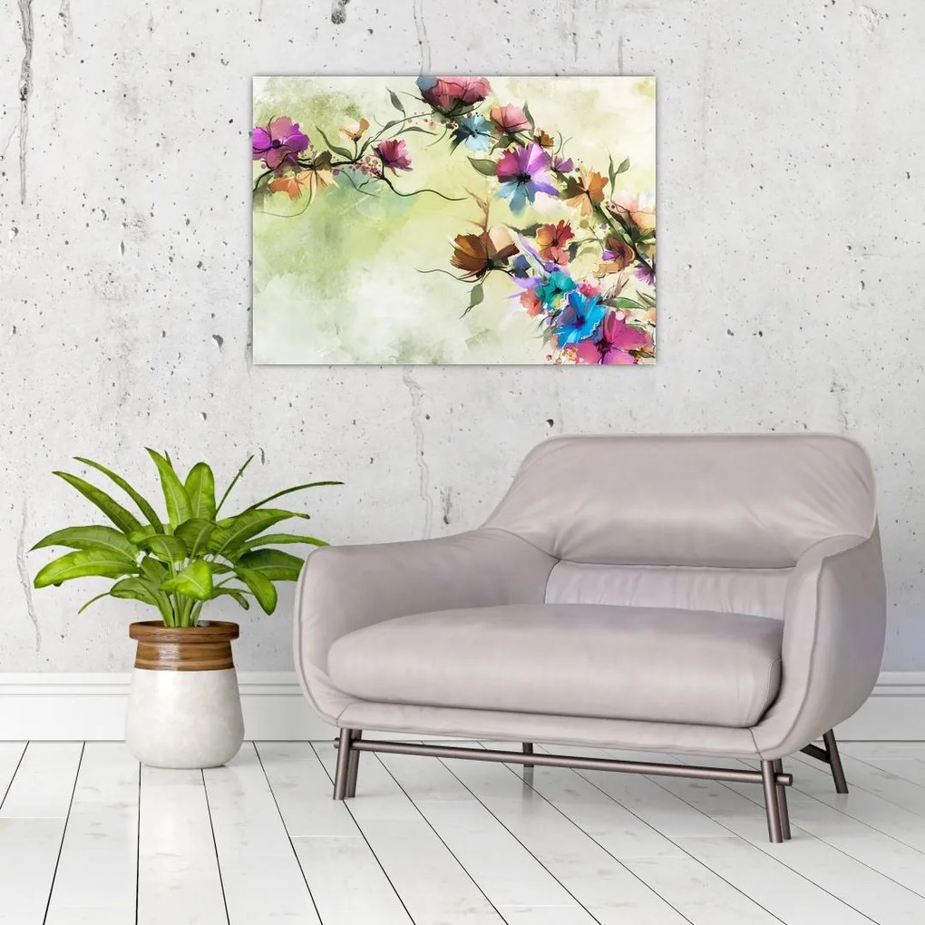 Tablou - Pictua cu flori (70x50 cm)
