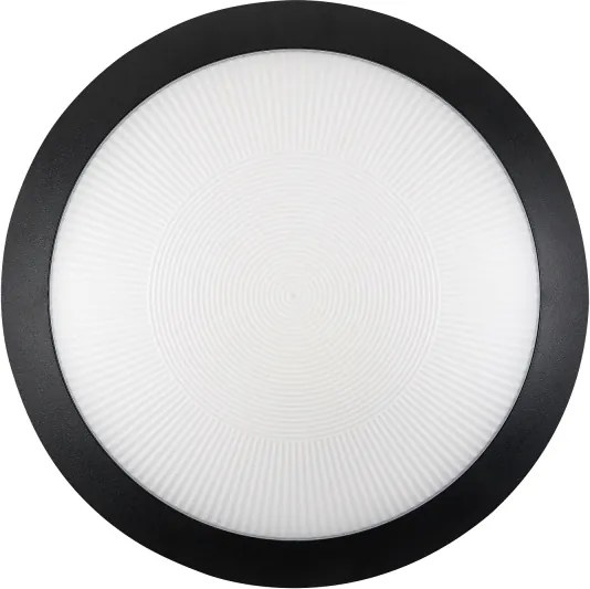 Rabalux 77234 - Ven plafonieră WELRO 1xE27/9W/230V IP65 Ø 30 cm neagră