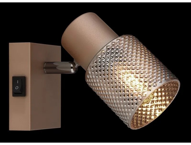 Aplica cu Spot directionabil metal cafea SATELLA