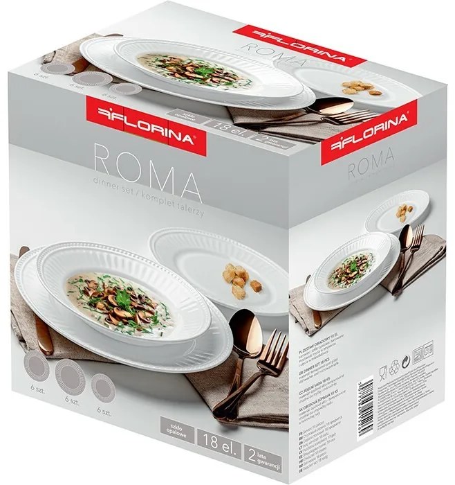 Set de masă Florina Roma, 18 piese