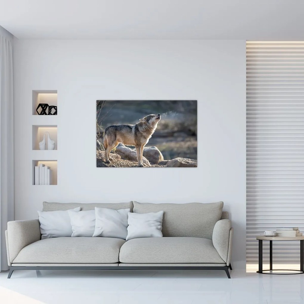Tablou - Lupul urlător (90x60 cm)