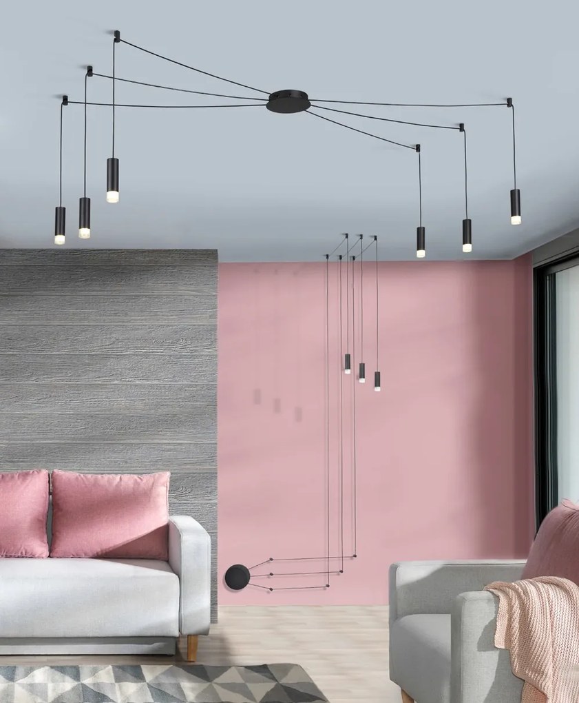 Accesoriu/ Cablu 6 metri cu dulie Ziko negru ZZ AZ2680