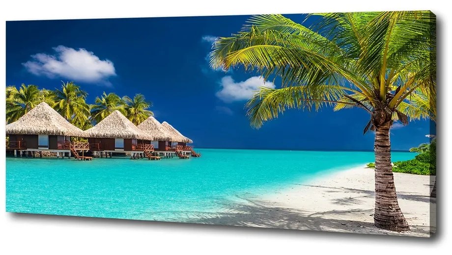 Tablou canvas Bungalow-uri maldive