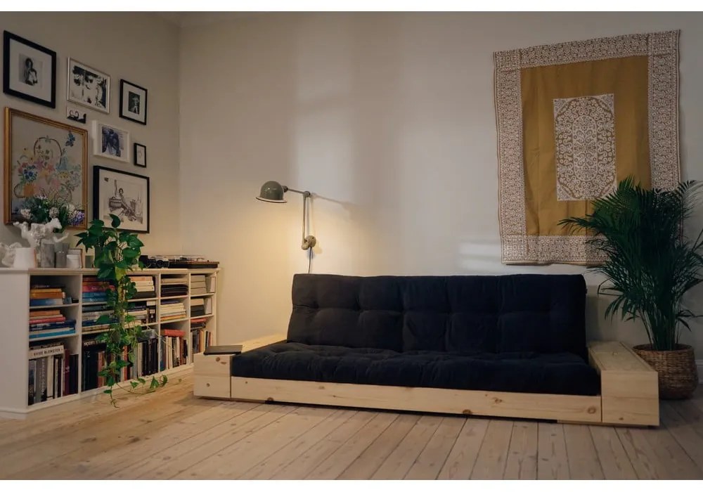 Canapea bej extensibilă 244 cm Base – Karup Design