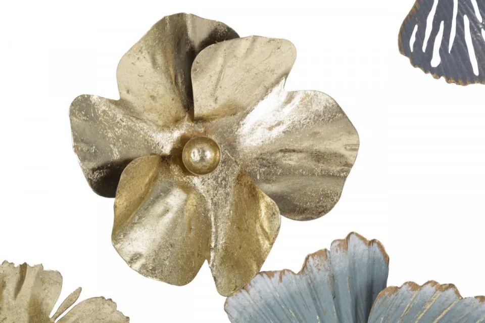 Decoratiune de perete multicolora din metal, 78,5x5x74 cm, Campur Round Mauro Ferretti