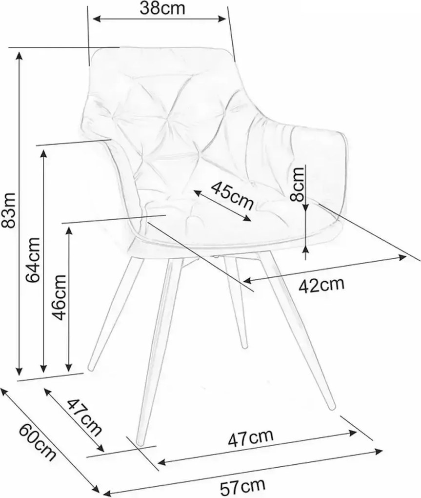 Scaun rotativ de dining MORIX, bej inchis/casmir