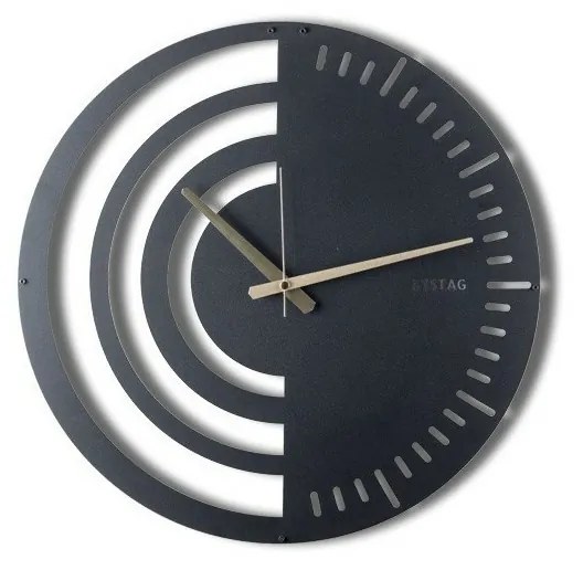 Ceas de perete Chrono Black , 50 x 50 cm