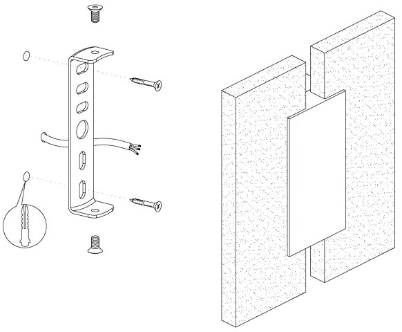 Eglo 96043 - Corp de iluminat LED perete metruASS 2 2xLED/4,5W/230V