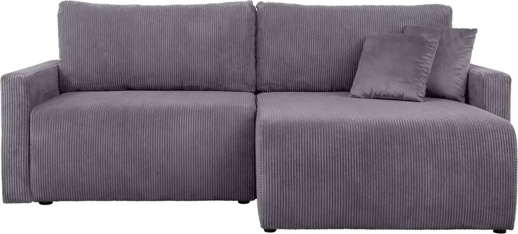 Coltar extensibil RUFIO, universal, stofa catifelata gri - Paso 22, cu