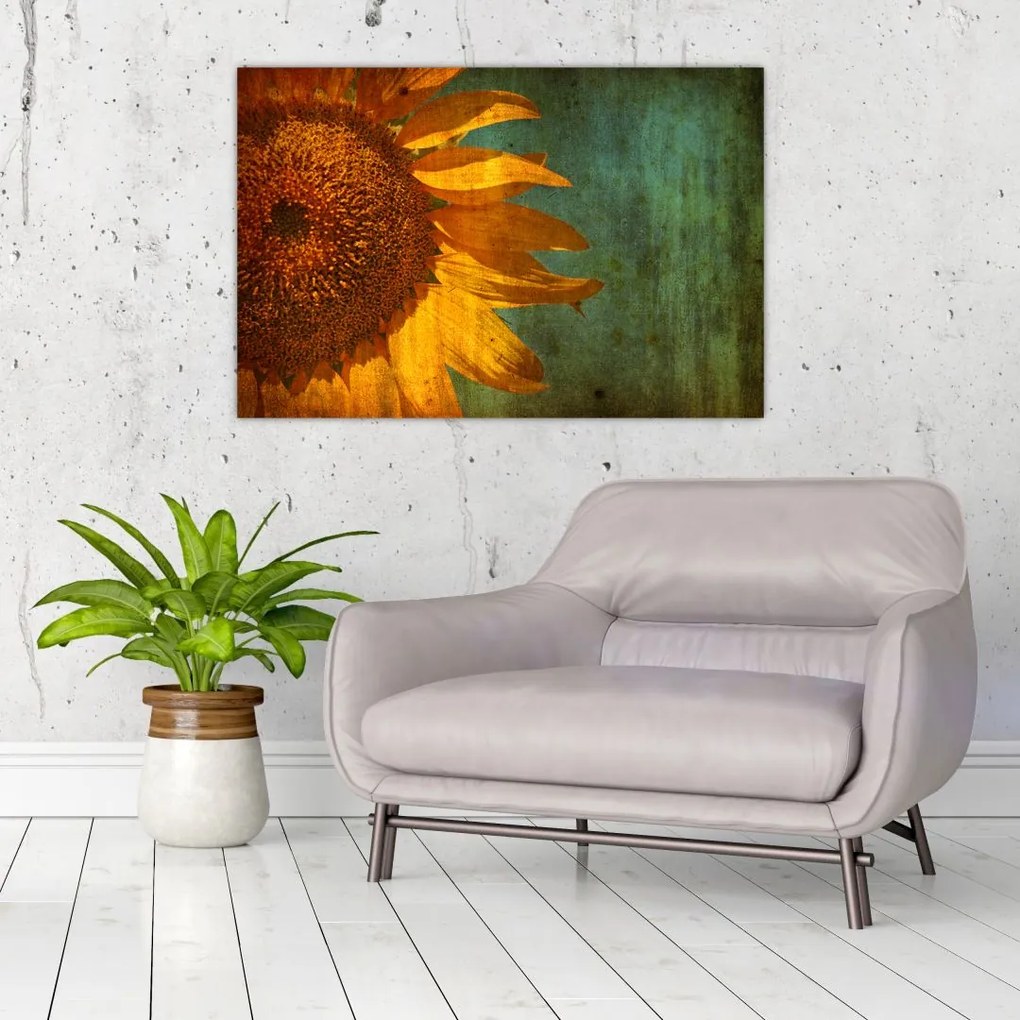 Tablou - Floarea soarelui (90x60 cm)