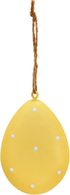 Oua metalice suspendate PASTEL EGG - mai multe culori Culoare: Galben