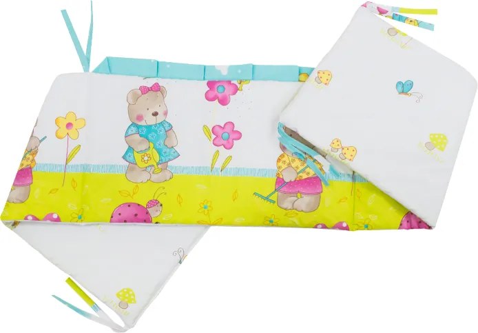 Aparatoare laterala Teddy Gradina Blue 140x70