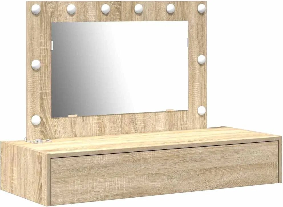 vidaXL Masă de Machiaj cu sertar Maro 100 x 40 x 70 cm Lemn compozit