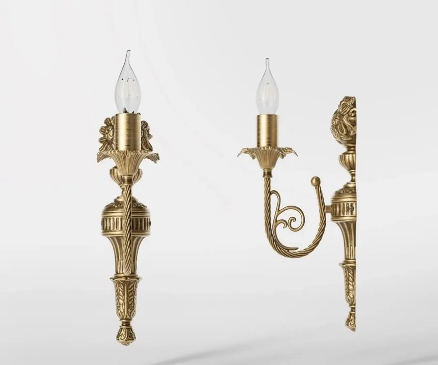 Aplica din alama masiva stilul fastuos Ludovic al XV-lea