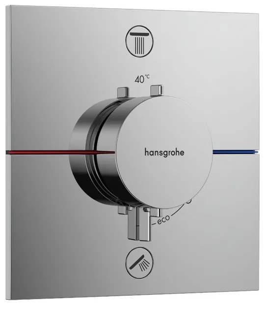 Baterie dus termostatata incastrata Hansgrohe ShowerSelect Comfort E