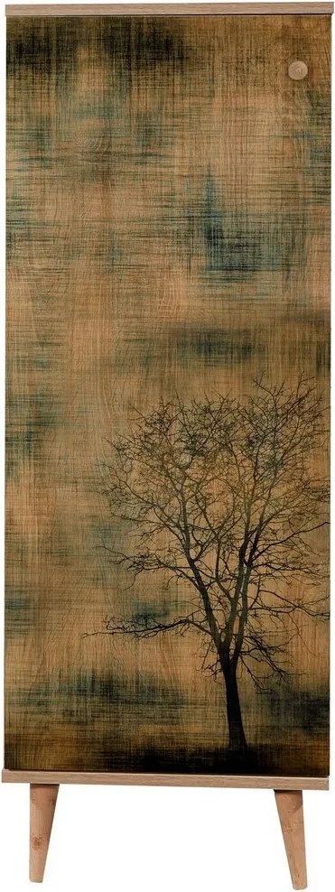 Dulap pentru pantofi Mega Sonoma Oak Trees