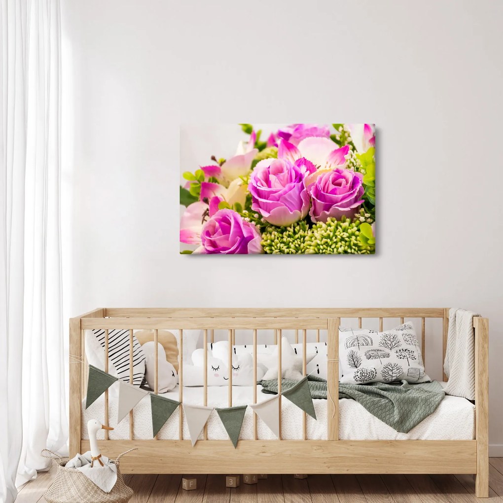 Tablou cu trandafiri (90x60 cm)