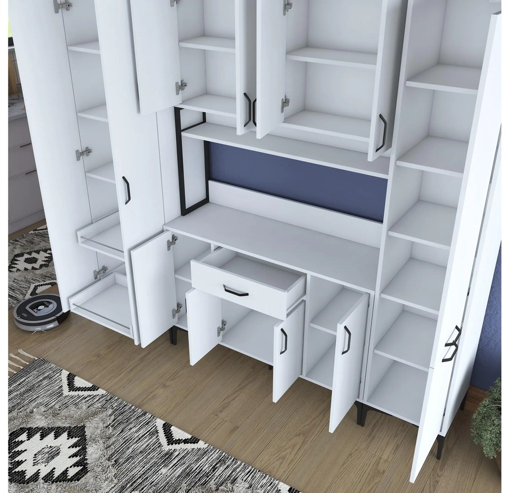 Set dulapuri bucătărie Bisaka 4 (alb) . 1094300