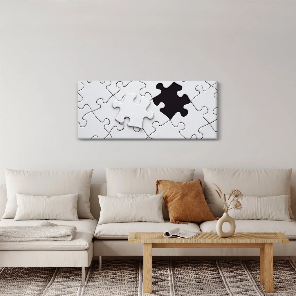 Tablou cu puzzle (120x50 cm)