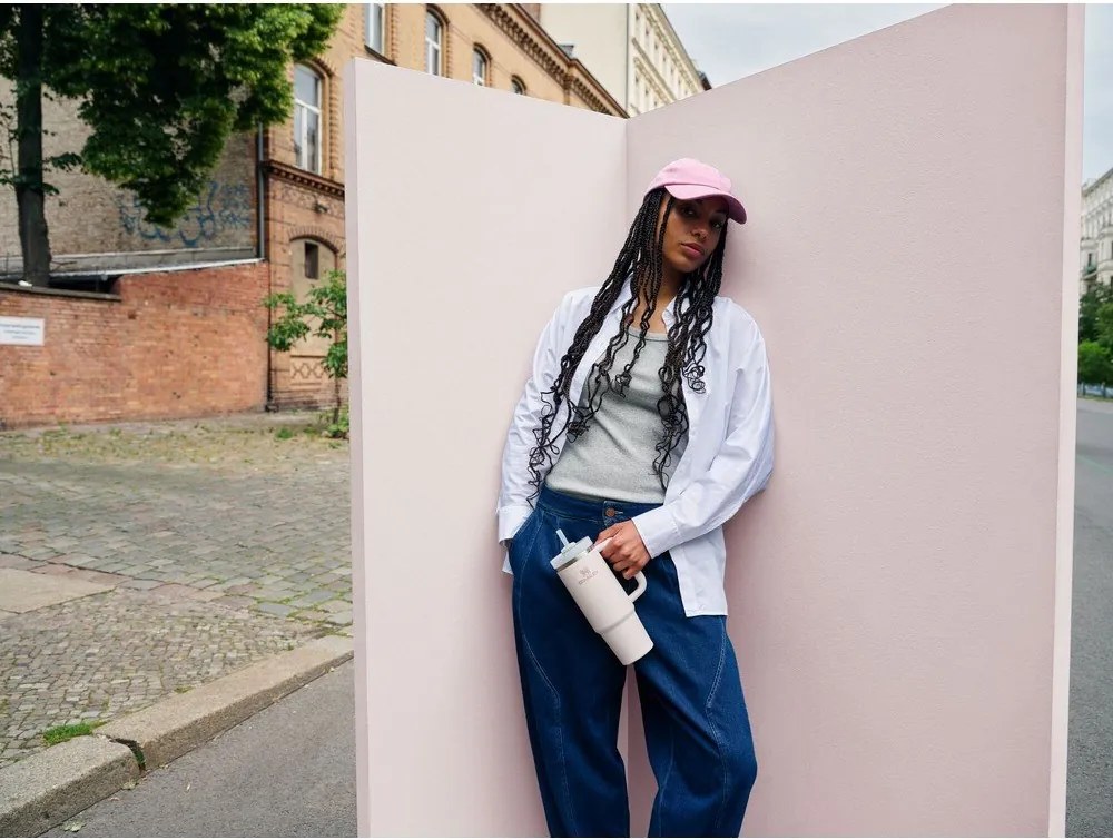 Termos crem cu pai din oțel inoxidabil 890 ml Quencher H2.O FlowState™ Tumbler Cream 2.0 – Stanley