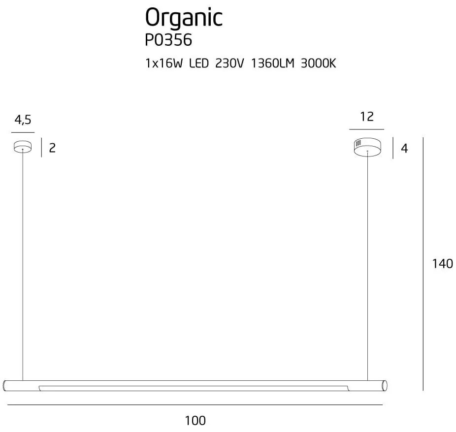 Lustra aurie Organic Horizon -P0356