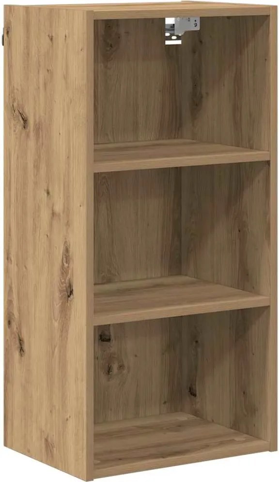 vidaXL Dulap suspendat Stejar Artizanal 40 x 29,5 x 80 cm