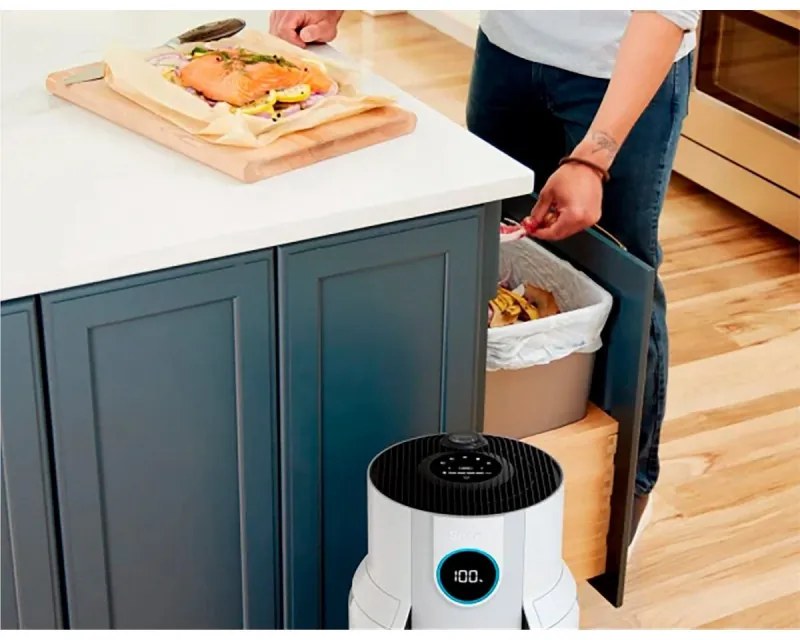 Purificator de aer Shark NeverChange HP150EU, 26W, Pana la 60 m², 5 viteze, Durata filtrul pana la 5 ani, Afisaj LED, Alb