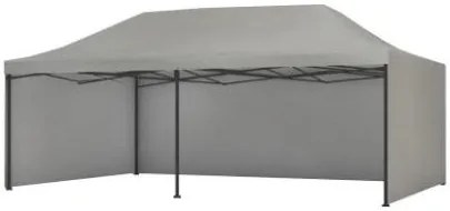 Cort pavilion pliabil 3x6 gri SQ