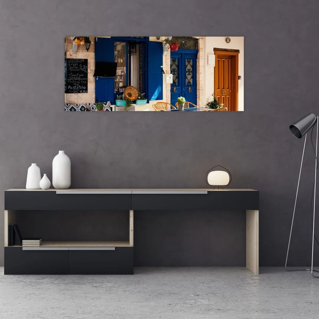 Tablou - ședere în Grecia (120x50 cm)