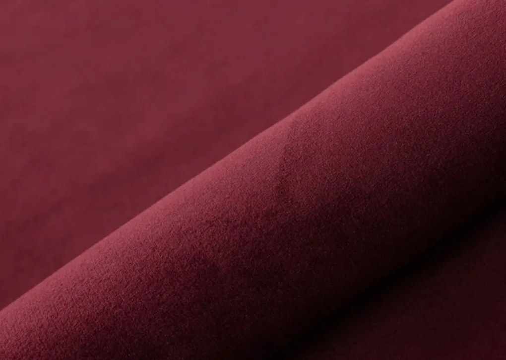 Fotoliu design catifea ALPAH B VELVET vișiniu