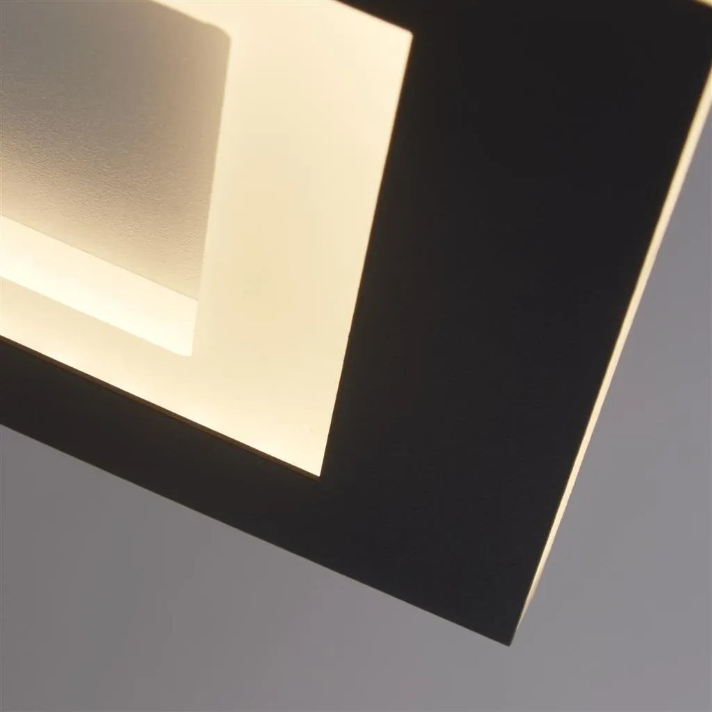 Plafoniera LED cu telecomanda Squary 39cm