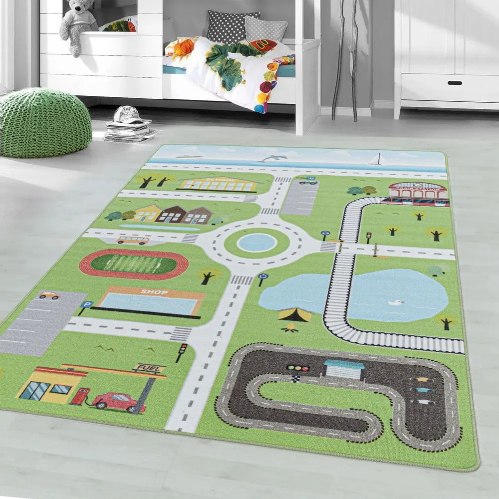 Covor pentru copii verde 80x120 cm Play – Ayyildiz Carpets