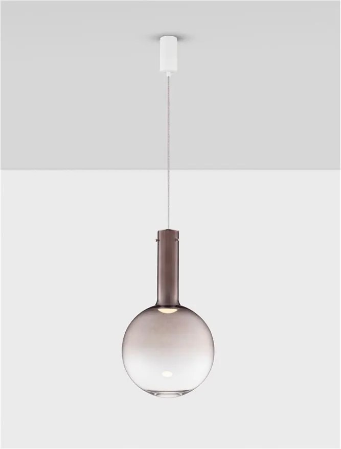 Pendul LED design decorativ NOSTOS Brown, NVL-9009223