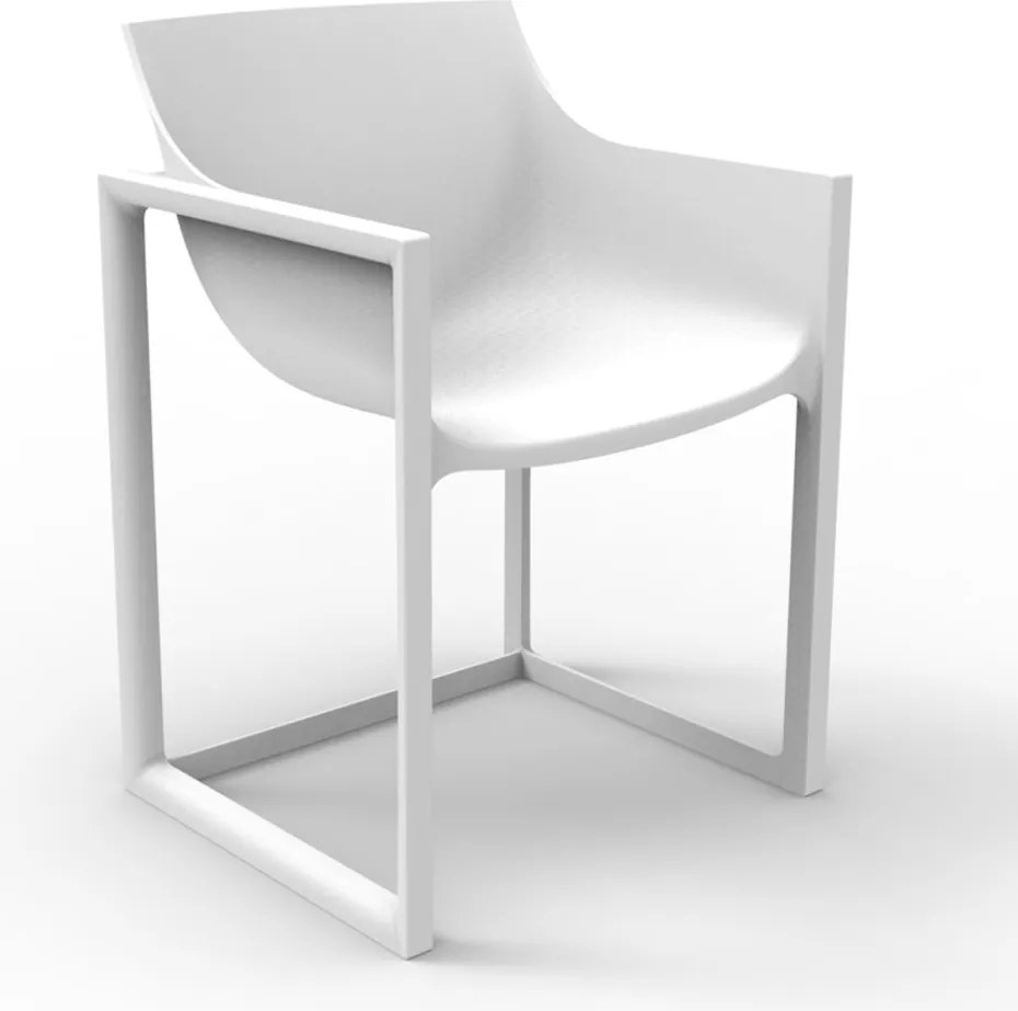 Set de 2 Scaune moderne cu brate de exterior / interior design premium WALL STREET ARMCHAIR 65006 Vondom