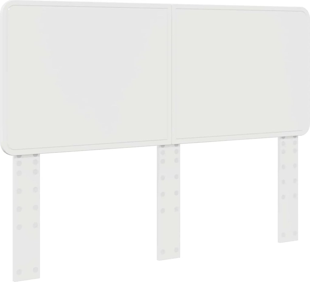 vidaXL Tăblie cap Alb Lucios 140 cm Lemn compozit