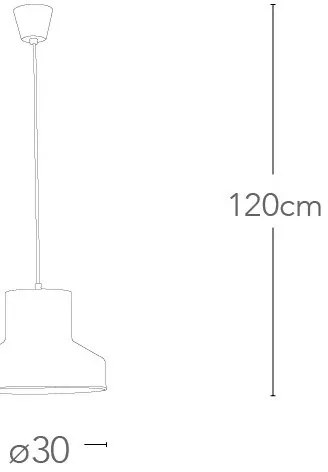 Pendul modern camera copii / tineret LENNON gri