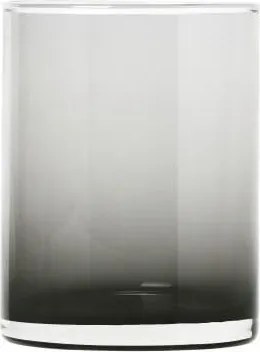 Set 2 pahare Blomus Mera, 220 ml, negru transparent