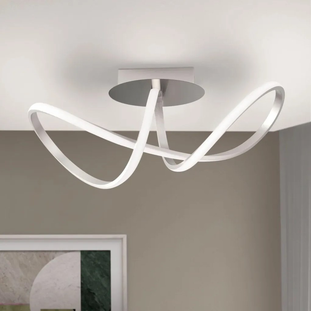 Lustra LED aplicata stil minimalist CIRCUS crom satin
