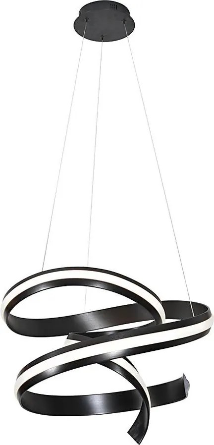 Lustră LED pe cablu AREZIA LED/62W/230V, negru